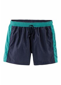 Buffalo, Herren Badeshorts, Navy / T&uuml;rkis