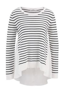 Heine, Damen Pullover, Wei&szlig;
