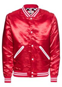 Jack & Jones JACK & JONES, Herren Bomberjacke 'JORPLAZA BOMBER', Rot