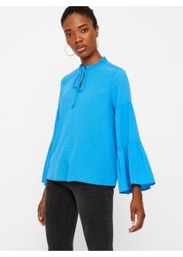Véro Moda VERO MODA, Damen Glockenärmel- Bluse, Blau