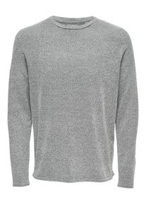 Only & Sons Only & Sons, Herren Pullover, Wei&szlig;meliert