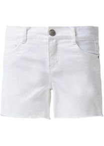 name it, M&auml;dchen Jeansshorts NITTORINA f&uuml;r M&auml;dchen, Bundweite SLIM, Wei&szlig;