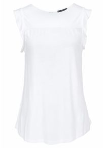 Lascana, Damen Strandtop, Weiß