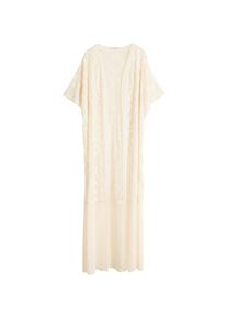 Mango, Damen Kaftan 'Pedre-A', Perlwei&szlig;