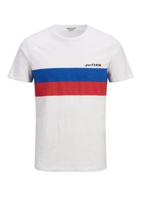 Jack & Jones JACK & JONES, Herren T-Shirt, Blau / Rot / Weiß
