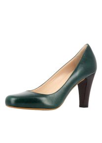 Evita, Damen Pumps, Dunkelgrün