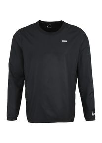Nike, Herren Sport-Pullover 'CREW' mit Mesh-Einsätzen, Schwarz