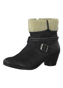s.Oliver RED LABEL, Damen Klassische Stiefeletten, Schwarz / Perlweiß