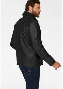 MAN'S WORLD Man's World, Herren Lederjacke, Dunkelbraun