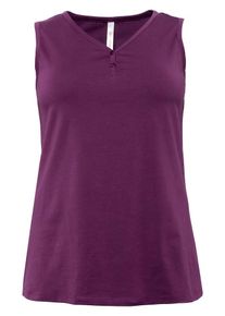 sheego Casual, Damen Tanktop, Beere