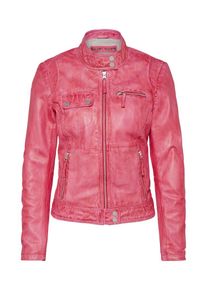 Freaky Nation, Damen Lederjacke 'Pink!', Pink