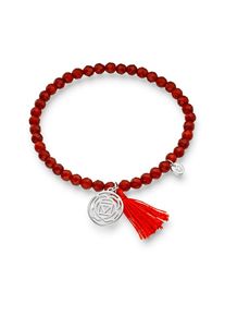 Glanzstücke München Glanzstücke München, Damen Armband, Rot / Silber