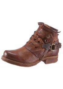 A.S.98, Damen Bikerboots 'Saintec', Cognac