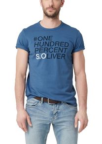 s.Oliver RED LABEL, Herren T-Shirt, Himmelblau