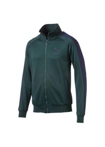 Puma, Herren Trainingsjacke 'Iconic T7', Navy / Tanne