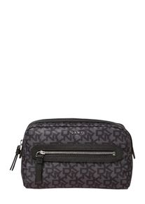 DKNY, Damen Kosmetiktasche 'CASEY', Schwarz / Weiß