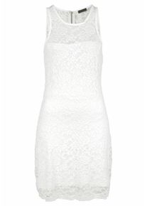 Lascana, Damen Spitzenkleid, Creme