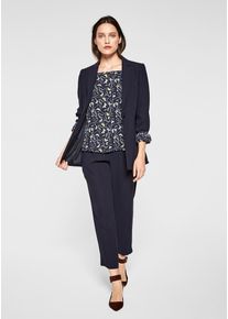 s.Oliver BLACK LABEL, Damen Lockere Tunika, Navy / Gelb / Weiß