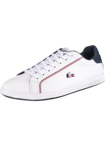Lacoste, Herren Sneaker 'Graduate 119 3', Nachtblau / Feuerrot / Wei&szlig;