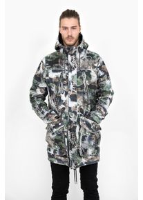 tigha, Herren Parka 'Percy', Marine / Braun / Khaki