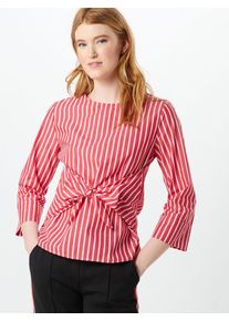 Opus, Damen Bluse 'Flux stripe', Rot / Weiß