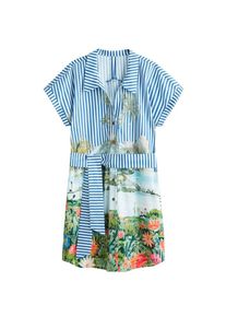 Mango, Damen Kleid 'Simba-h', Hellblau / Gr&uuml;n / Hellgr&uuml;n / Koralle / Orangerot / Wei&szlig;