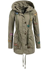 Khujo, Damen Kapuzenjacke 'TAIPA', Oliv