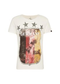 Key Largo, Herren T-Shirt 'MT GERMAN SUPPORTER', Mischfarben / Offwhite