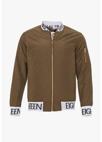 PLUS EIGHTEEN, Herren Bomberjacke, Braun / Khaki