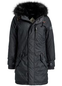 Khujo, Damen Mantel 'BABETTE', Kobaltblau / Schwarz