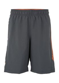 Under Armour, Herren Shorts 'Woven Graphic', Dunkelgrau / Orange