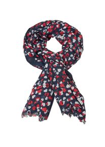 s.Oliver RED LABEL, Damen Tuch, Kobaltblau / Rot / Weiß
