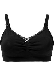 boob, Damen Still-BH 'FastFood', Schwarz