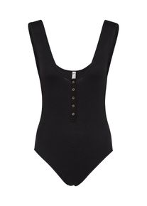 Free People, Damen Bodysuit, Schwarz