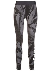 adidas Performance, Damen Trainingstight, Grau / Schwarz / Weiß