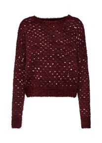 Only, Damen Pullover, Blau / Pink / Burgunder / Wei&szlig;
