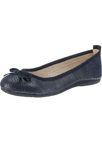Andrea Conti, Damen Ballerinas, Hellbeige / Nachtblau / Schwarz