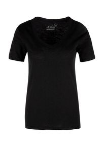 s.Oliver RED LABEL, Damen Shirt, Schwarz