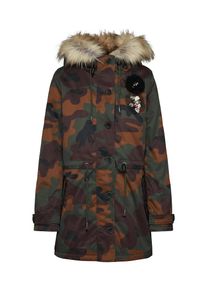 Q/S Designed By, Damen Mantel, Karamell / Oliv