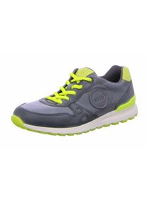 Ecco, Damen Schn&uuml;rschuhe, Dunkelgrau / Kiwi
