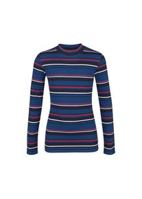 WE Fashion, M&auml;dchen Langarmshirt 'ANIEK', Blau / Nachtblau / Rot / Wei&szlig;
