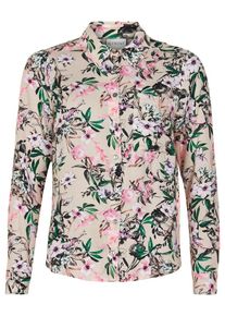 IN FRONT, Damen Hemdbluse Sally, Beige / Grasgrün / Rosa / Schwarz
