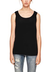 s.Oliver RED LABEL, Damen Blusentop, Schwarz