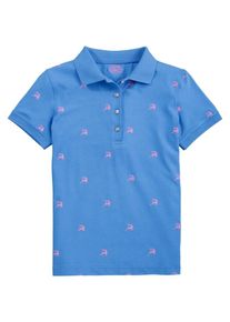 OS-Trachten, Damen Trachtenshirt, Hellblau / Rosa