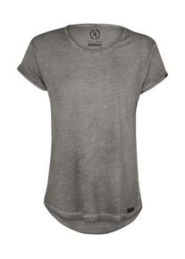 BOOM BAP, Herren T-Shirt in Cold-Dyed-Optik, Grau