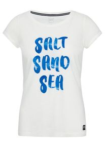 super.natural, Damen T-Shirt 'Digital Graphic 140', Blau / Weiß