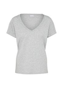 Jacqueline de Yong, Damen Basic Shirt, Graumeliert