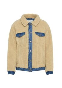 Only, Damen Jacke, Ecru / Blau