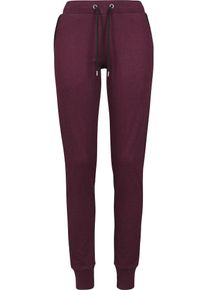 Urban Classics, Damen Jogpants, Burgunder