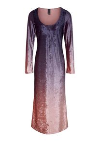 Heine, Damen Kleid, Dunkellila / Rosé